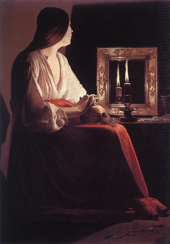 LA TOUR, Georges de The Penitent Magdalen s china oil painting image